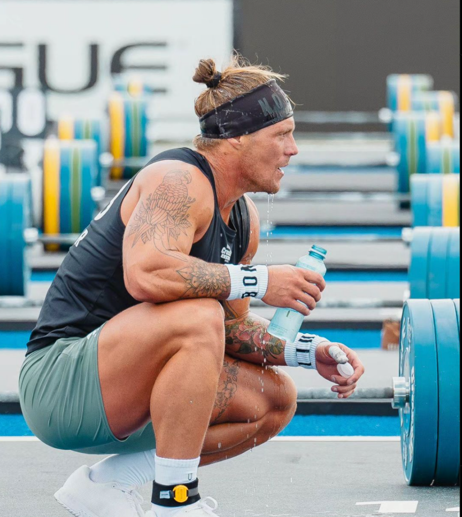 Athlete Sam Dancer on the field at the CrossFit Games