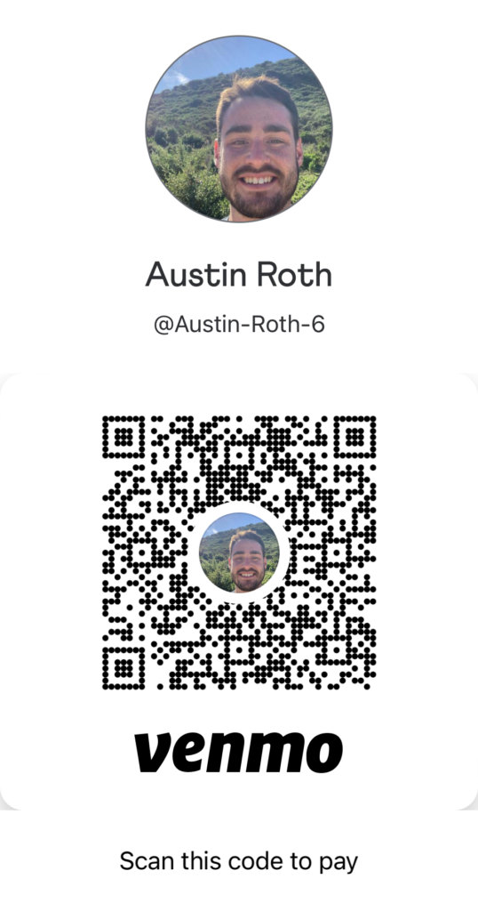 Austin Roth's venmo